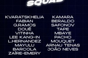 pp电子-巴黎对阵斯特拉斯堡大名单：K77、维蒂尼亚领衔，登贝莱缺阵